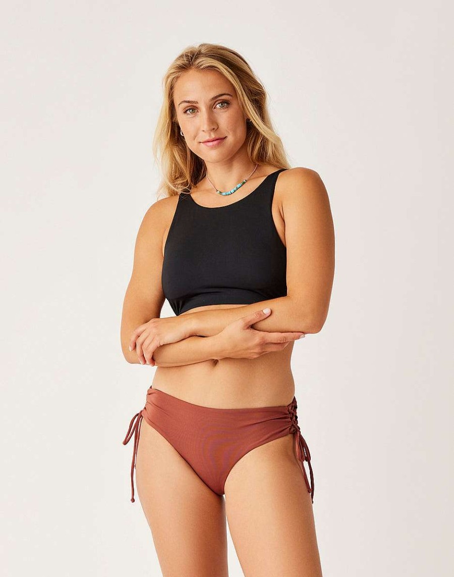 Clothing Carve Designs Swim Bottoms | Mustique Reversible Bottom Penny/Black