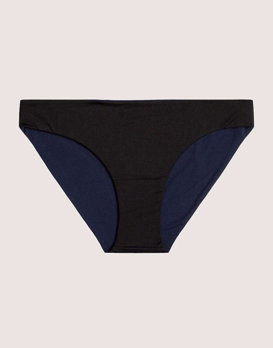 Clothing Carve Designs Swim Bottoms | St. Barth Reversible Bottom Black/Navy