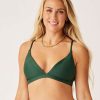 Clothing Carve Designs Bikini Tops | Drea Compression Top Cilantro