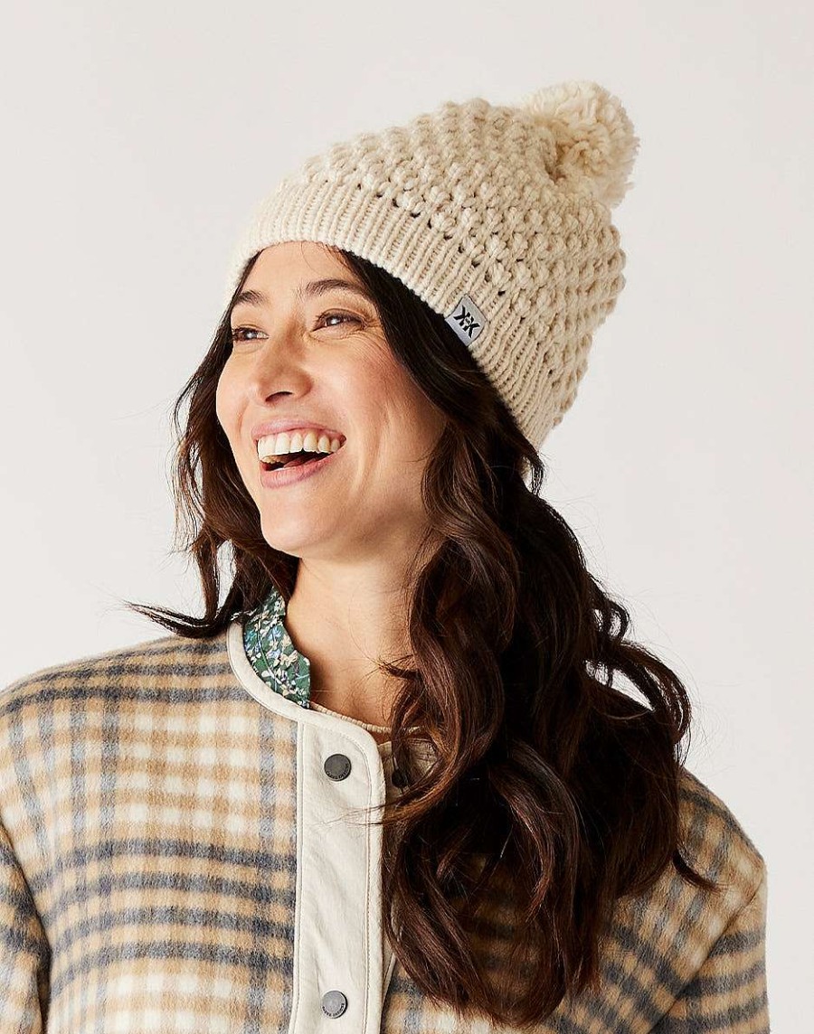 Accessories Carve Designs | Abby Pom Beanie Birch