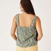 Clothing Carve Designs Tanks | Liv Textured Top Ditsy