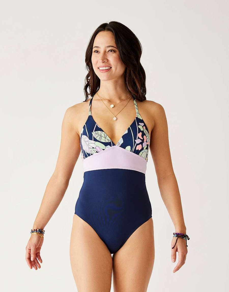 Clothing Carve Designs One Pieces | Dahlia One Piece Brigitte W. Navy