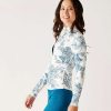 Clothing Carve Designs Rashguards & Sun Protection | Stella Zip-Up Jacket Cloud Scenic