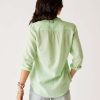 Clothing Carve Designs Long Sleeve | Dylan Textured Tunic Lime