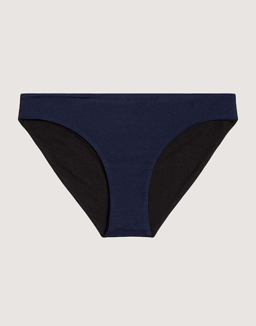 Clothing Carve Designs Swim Bottoms | St. Barth Reversible Bottom Black/Navy