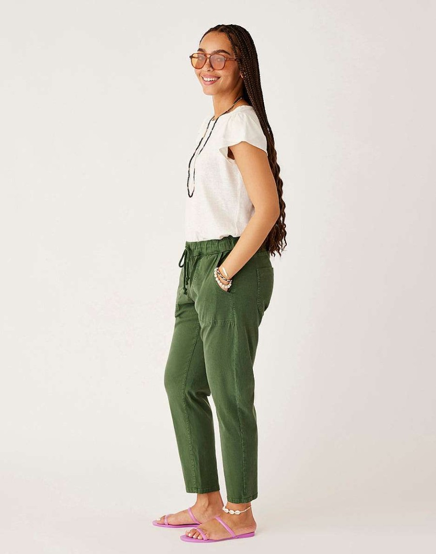 Clothing Carve Designs Pants | Zoe Twill Pant Cilantro