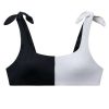 Clothing Carve Designs Bikini Tops | Sandhaven Colorblock Top Black/White