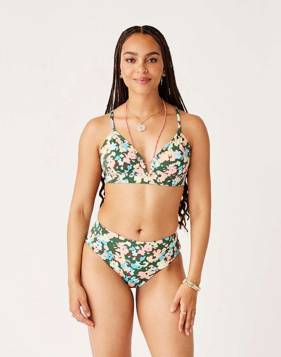 Clothing Carve Designs Swim Bottoms | Pipa Reversible Bottom Wildflower/Newport