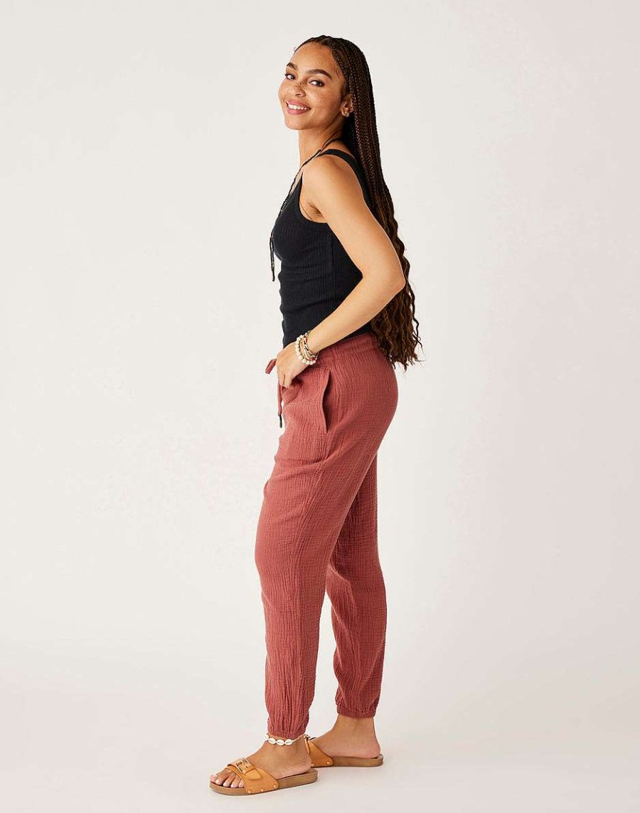 Clothing Carve Designs Pants | Calista Gauze Pant Penny