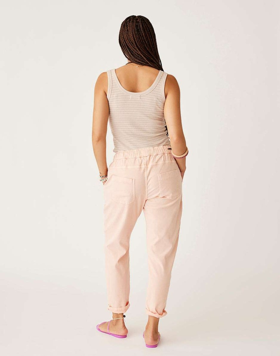 Clothing Carve Designs Pants | Zoe Twill Pant Peach