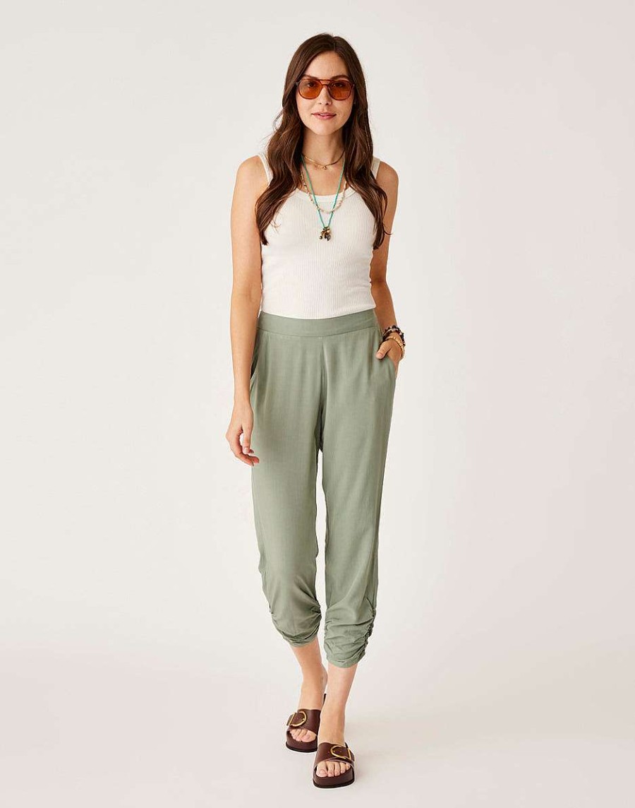 Clothing Carve Designs Pants | Avery Beach Pant Light Cilantro