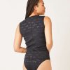 Clothing Carve Designs Rashguards & Sun Protection | Stella Vest Black Cascade Embossed