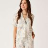 Clothing Carve Designs Short Sleeve | Luca Linen Shirt Birch Scenic