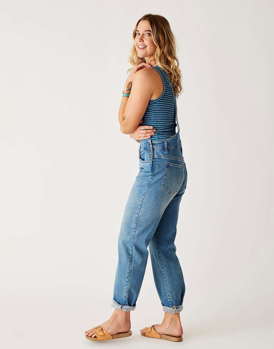 Clothing Carve Designs Jumpsuits & Overalls | Jason Denim Overall Blue Tide