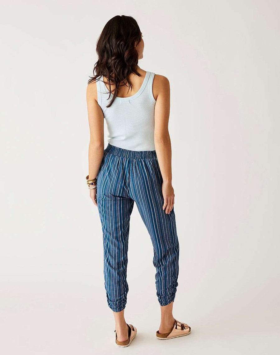 Clothing Carve Designs Pants | Avery Beach Pant Azul Stripe