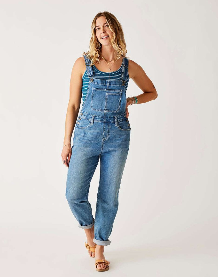 Clothing Carve Designs Jumpsuits & Overalls | Jason Denim Overall Blue Tide