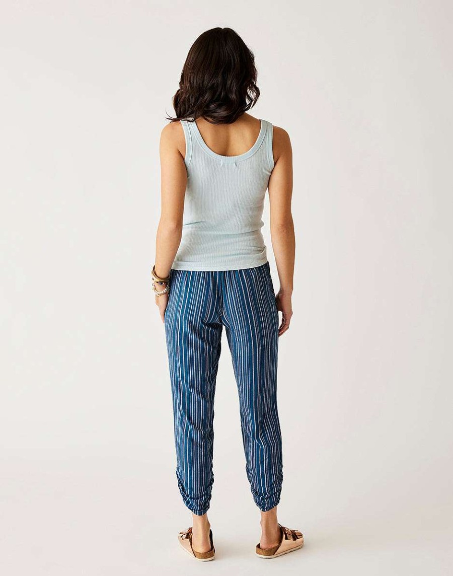 Clothing Carve Designs Pants | Avery Beach Pant Azul Stripe