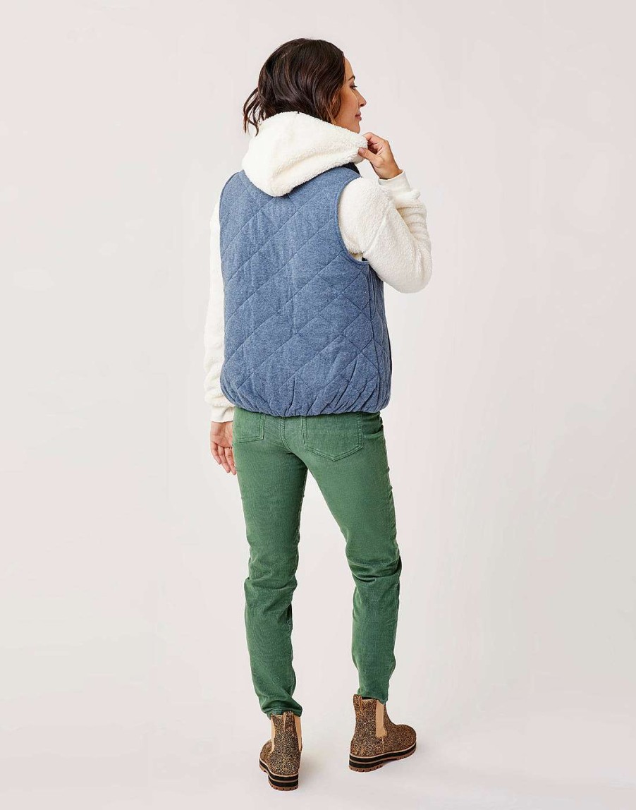 Clothing Carve Designs Jackets & Vests | Betty Vest Slate